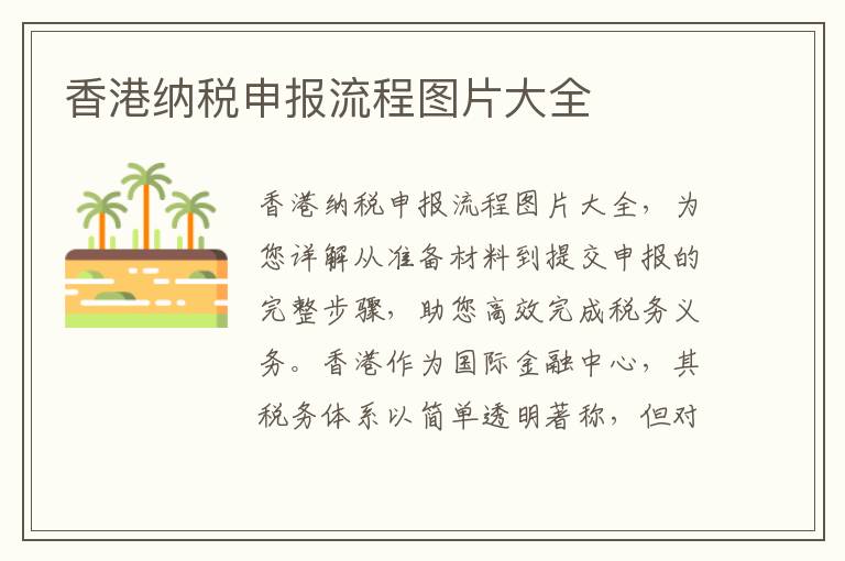 香港纳税申报流程图片大全